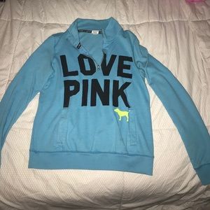 Victoria Secret quarter zip pullover sweatshirt!